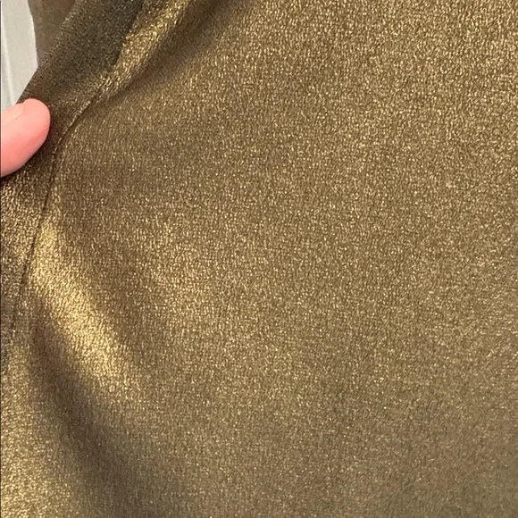 NWOT Joie Metallic Gold dress size large - Picture 6 of 8